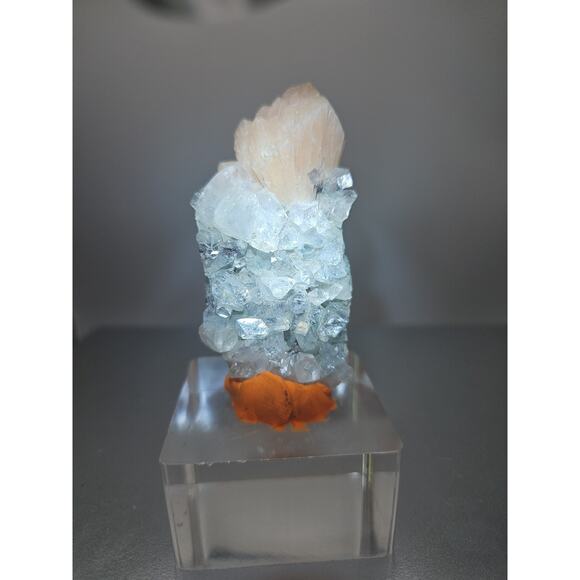 Apophyllite Pink Stilbite 51grams - Picture 1 of 13